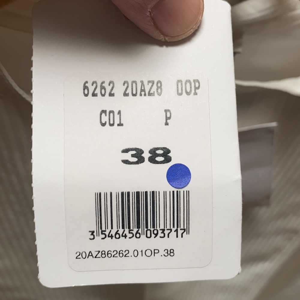 Celine Tuxedo shirt with bib and back ties 38 NWT - Picture 6 of 9